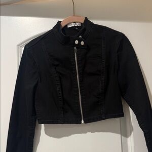 Zara Black Denim Jacket